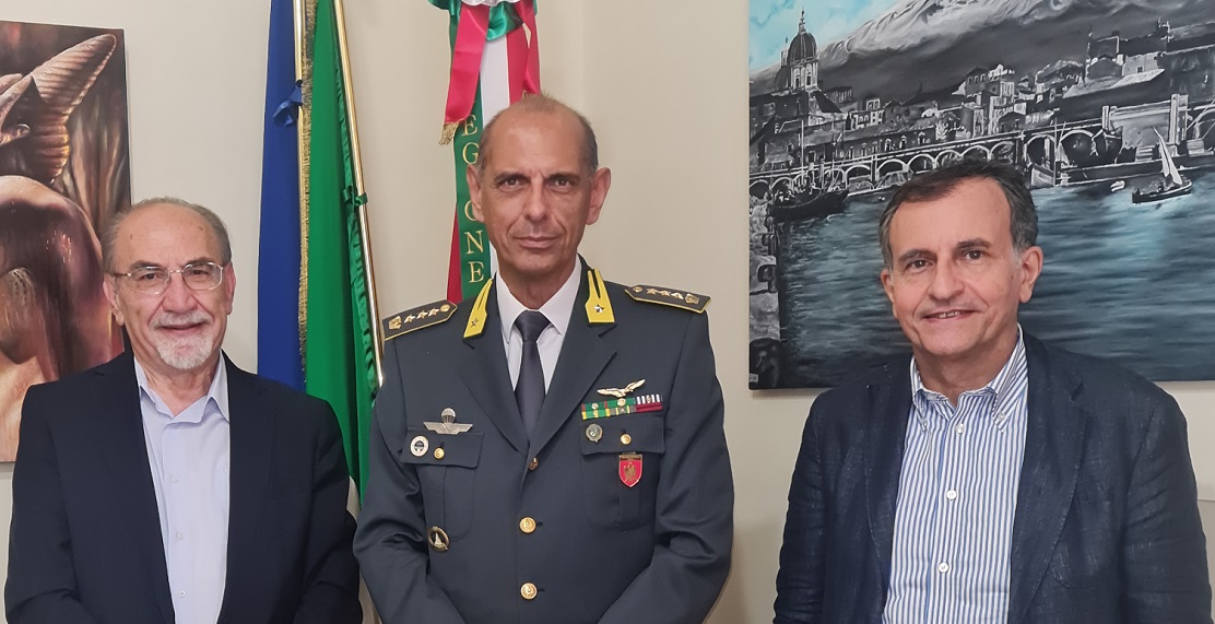 Visita di cortesia del Colonnello Giuseppe Pisano all’ERSU di Catania