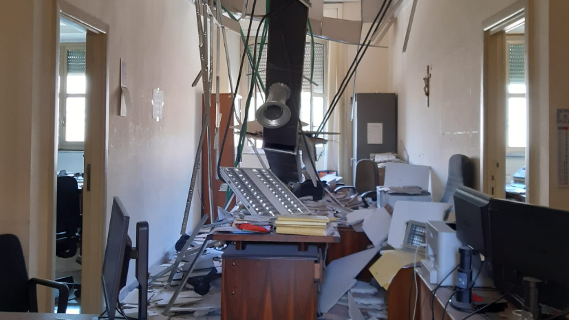 Crollo soffitto al Tribunale di Catania, rischi segnalati nove mesi fa – FOTO