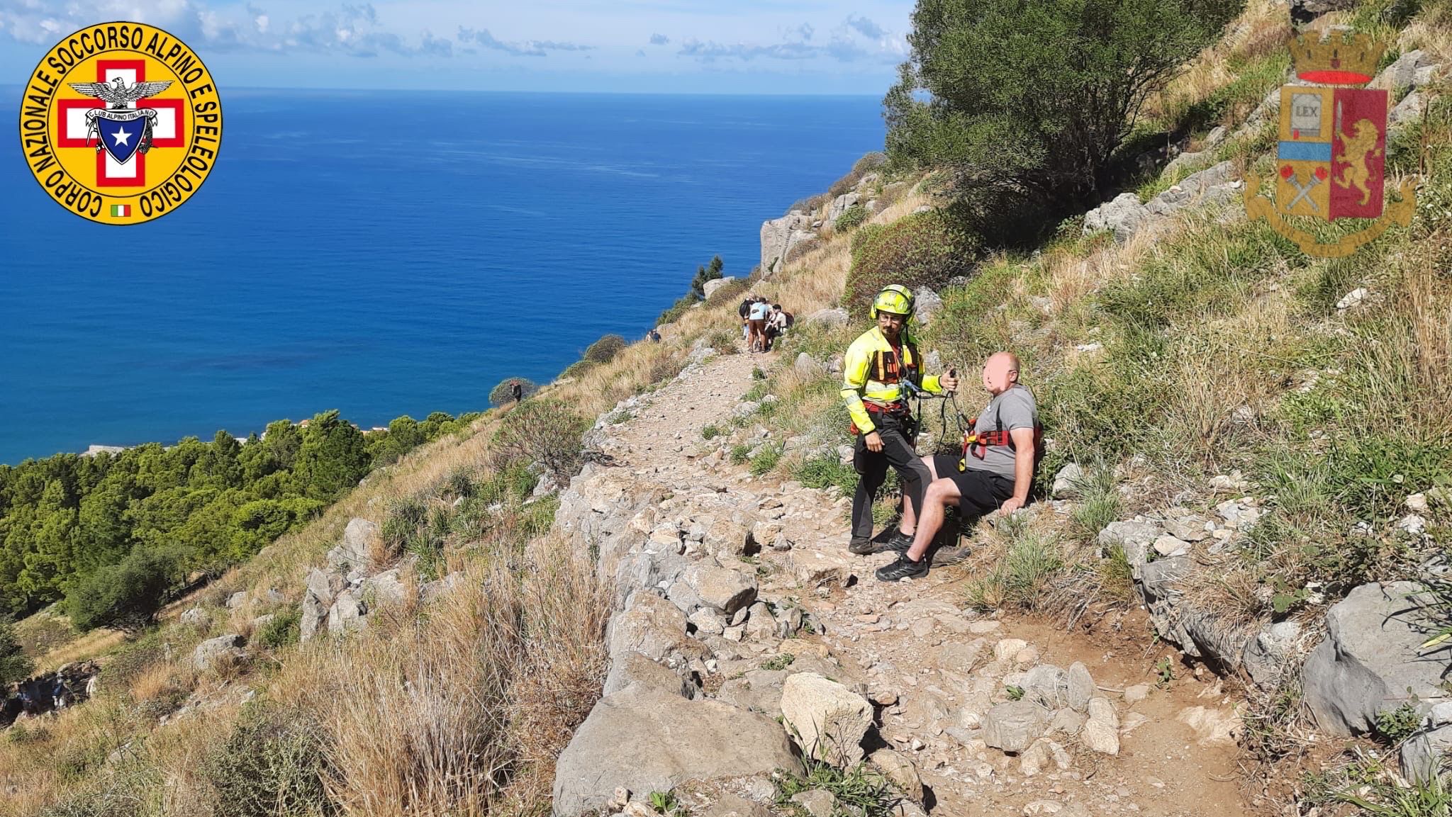 Cefalù, turista infartuato salvato dal Soccorso Alpino (FOTO)