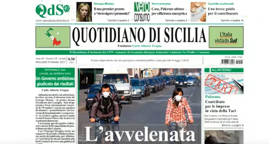 “L’avvelenata”, l’inchiesta di Quotidiano di Sicilia rassegnata da Sky TG24