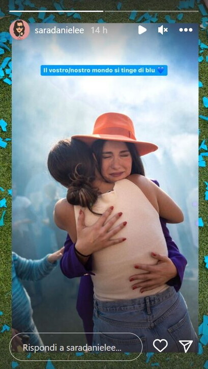 Aurora Ramazzotti annuncia il sesso del bebè con una festa, le foto Aurora Ramazzotti annuncia il sesso del bebè con una festa, le foto