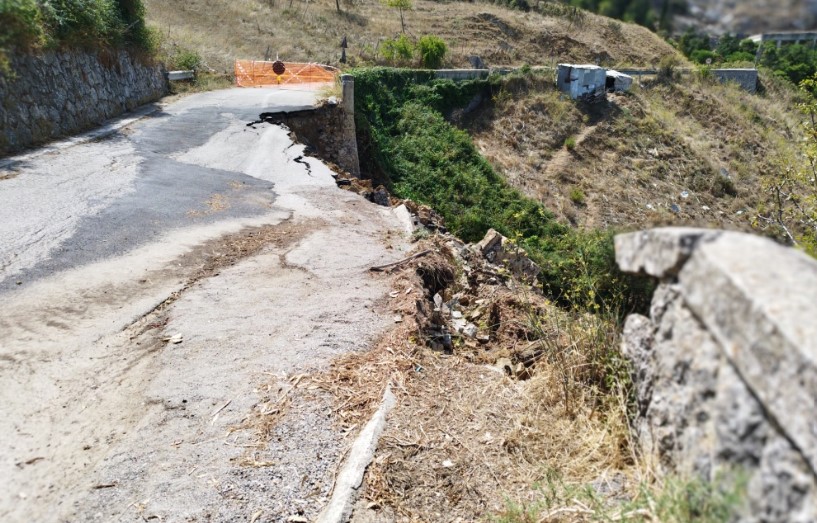 Frane, Regione finanzia intervento per la riapertura al traffico della SP58