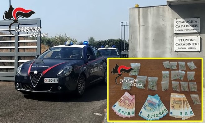 Spaccio in strada a Catania, pusher cede droga dalla sua Suzuki: arrestato