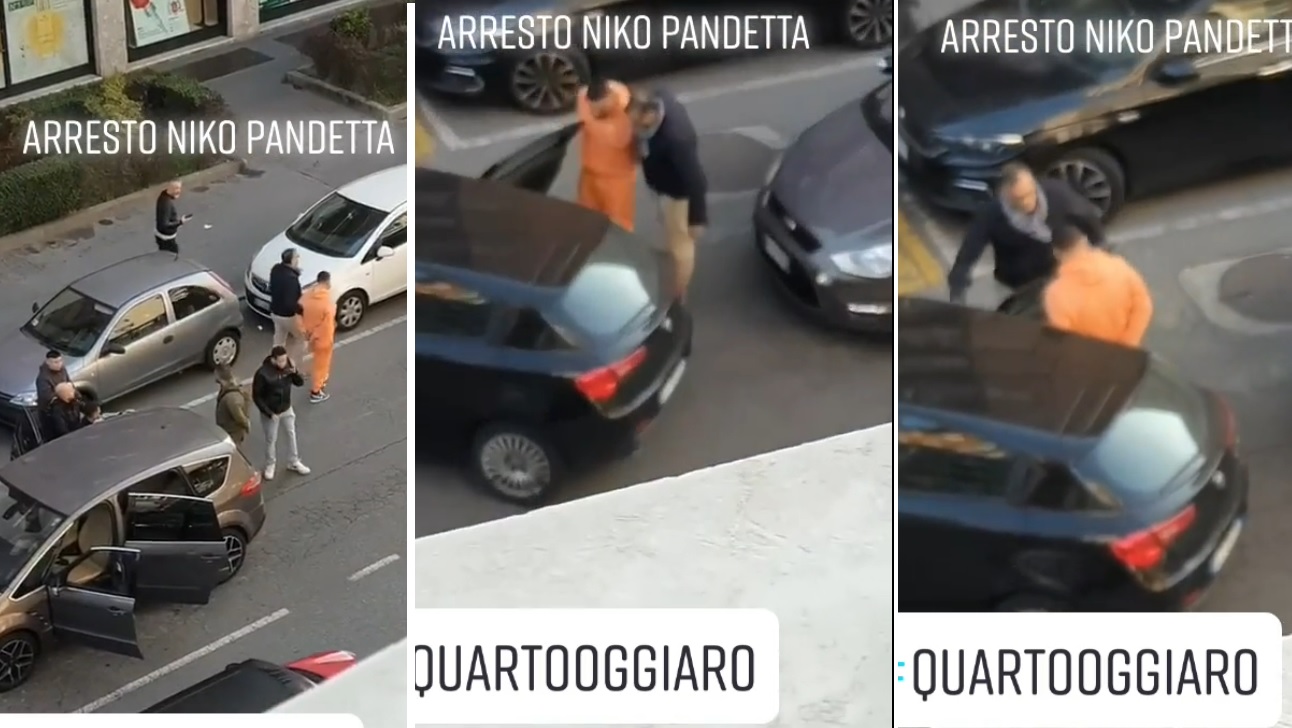 Niko Pandetta: il video dell’arresto, in sottofondo la sua hit “Pistola nella Fendi”