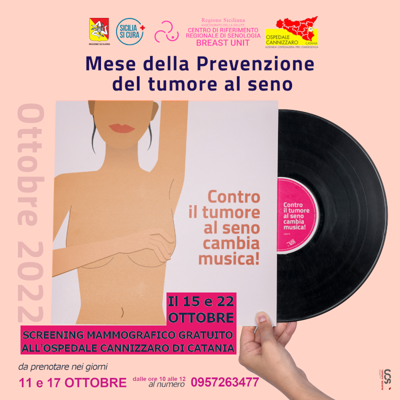 Ottobre rosa, screening per prevenire il cancro al seno all’ospedale Cannizzaro di Catania: info Ottobre rosa, screening per prevenire il cancro al seno all’ospedale Cannizzaro di Catania: info