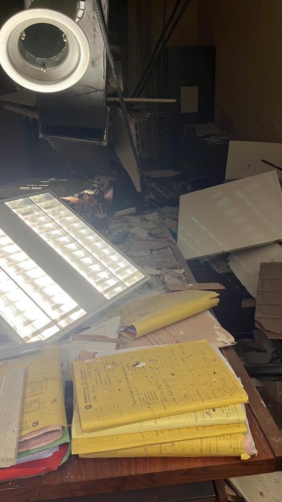 Crollo soffitto al Tribunale di Catania, rischi segnalati nove mesi fa – FOTO