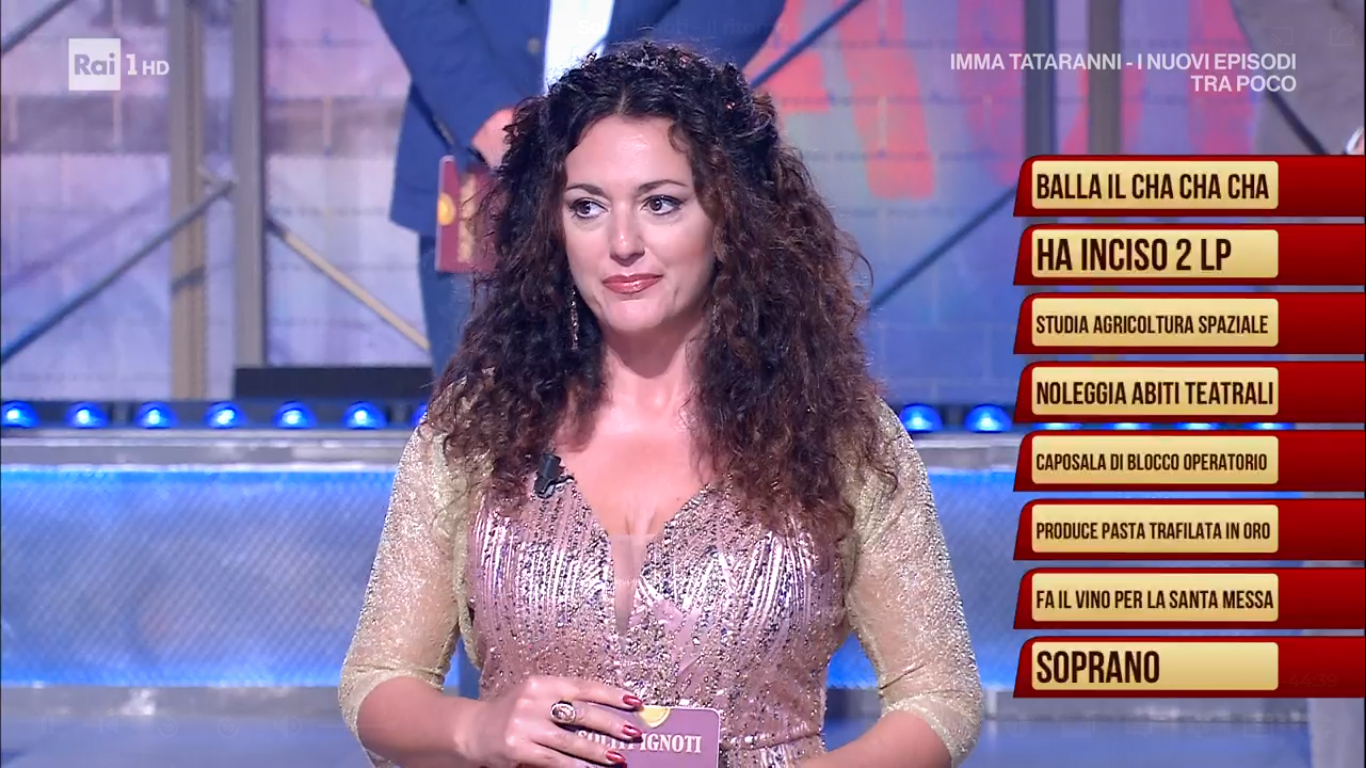 Il soprano palermitano Elisabetta Giammanco ospite a “I soliti ignoti”