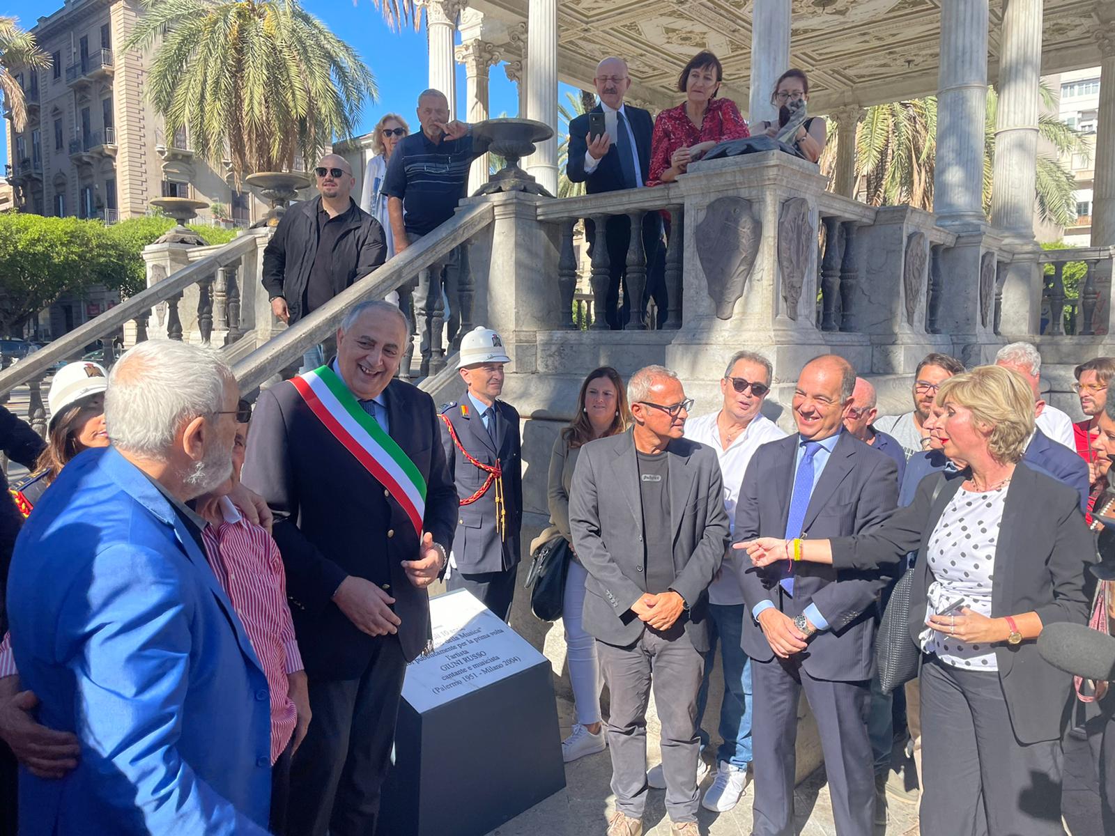 A Palermo scoperta una targa in memoria di Giuni Russo