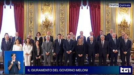 Governo, ottimi ascolti per il Tg1 per il giuramento: oltre 30% share