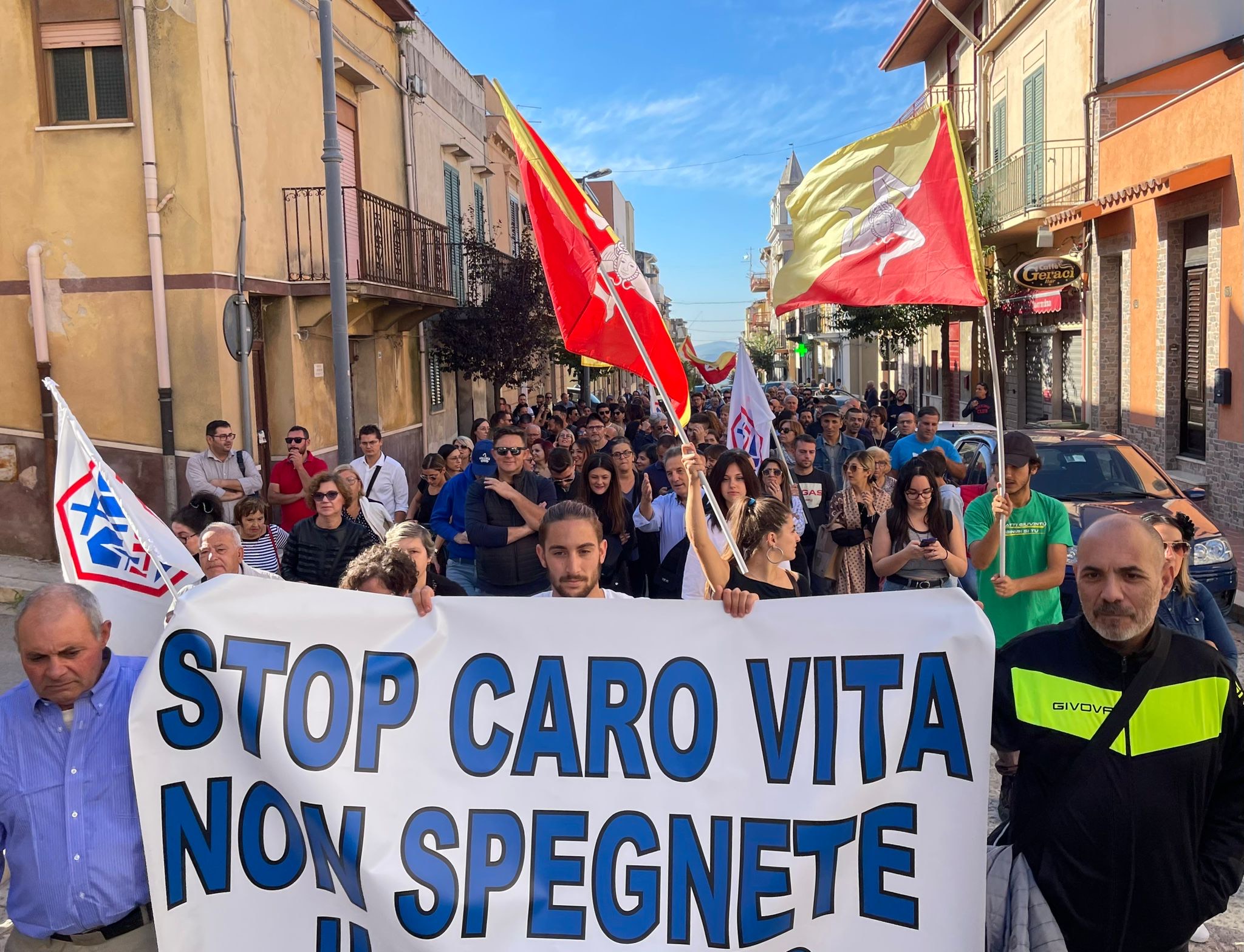 “Basta carovita”: in piazza anche a San Cipirello e San Giuseppe Jato (video)