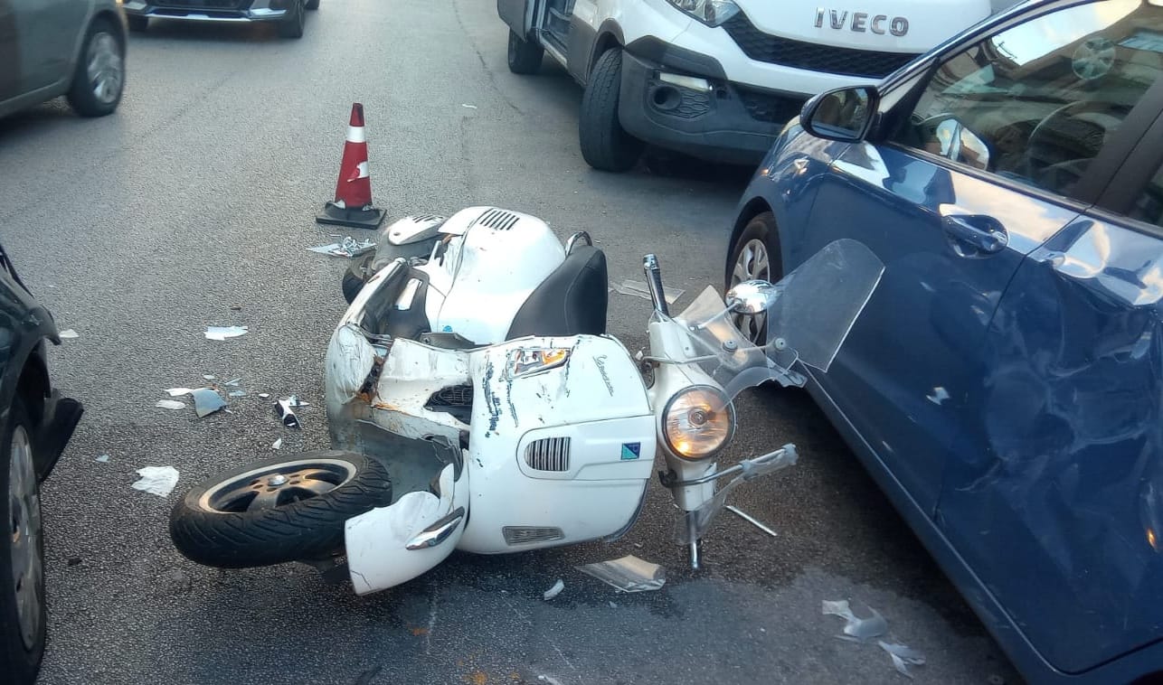 Quattro incidenti in poche ore: feriti e traffico in tilt a Palermo – Foto