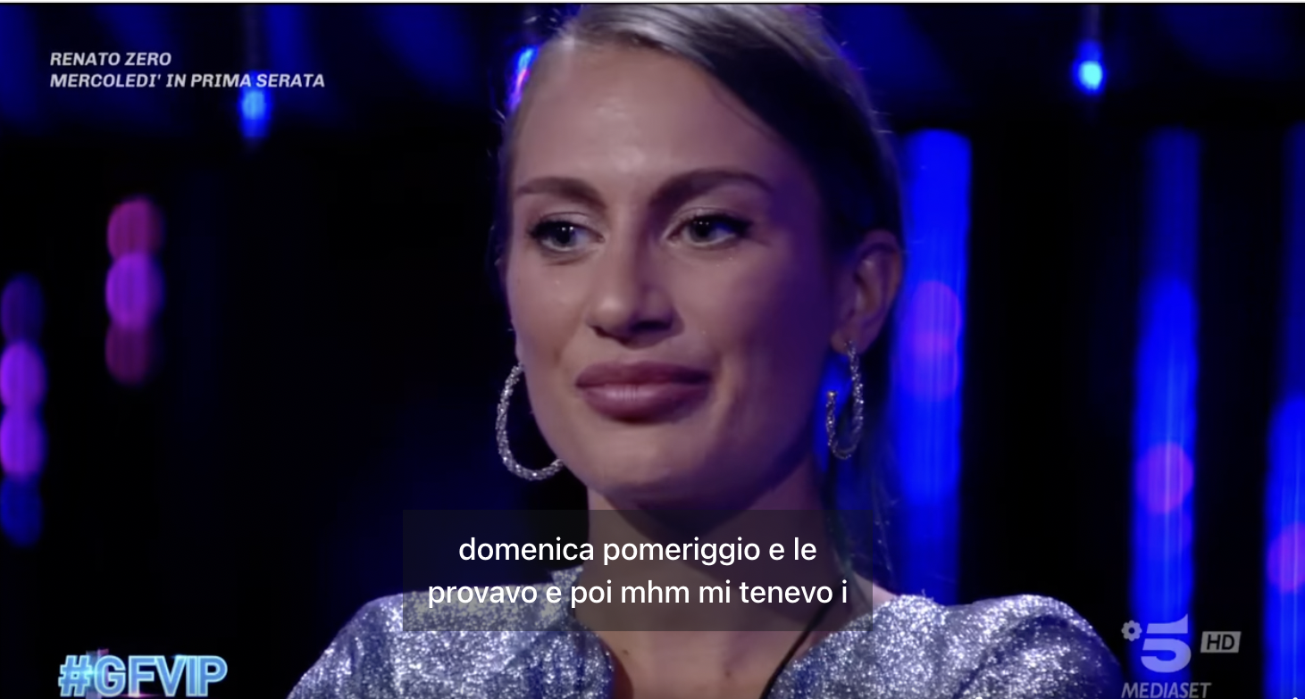 Gf Vip, il dramma di Nikita Pelizon: “A 16 anni volevano che mi sposassi, sono scappata di casa”