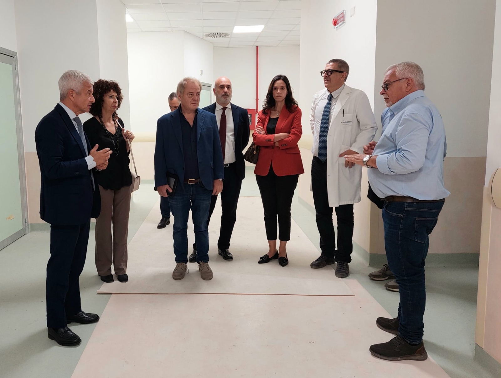 Sanità. Cracolici visita con il rettore Midiri i padiglioni del Policlinico di Palermo “in attesa di consegna”. Le foto