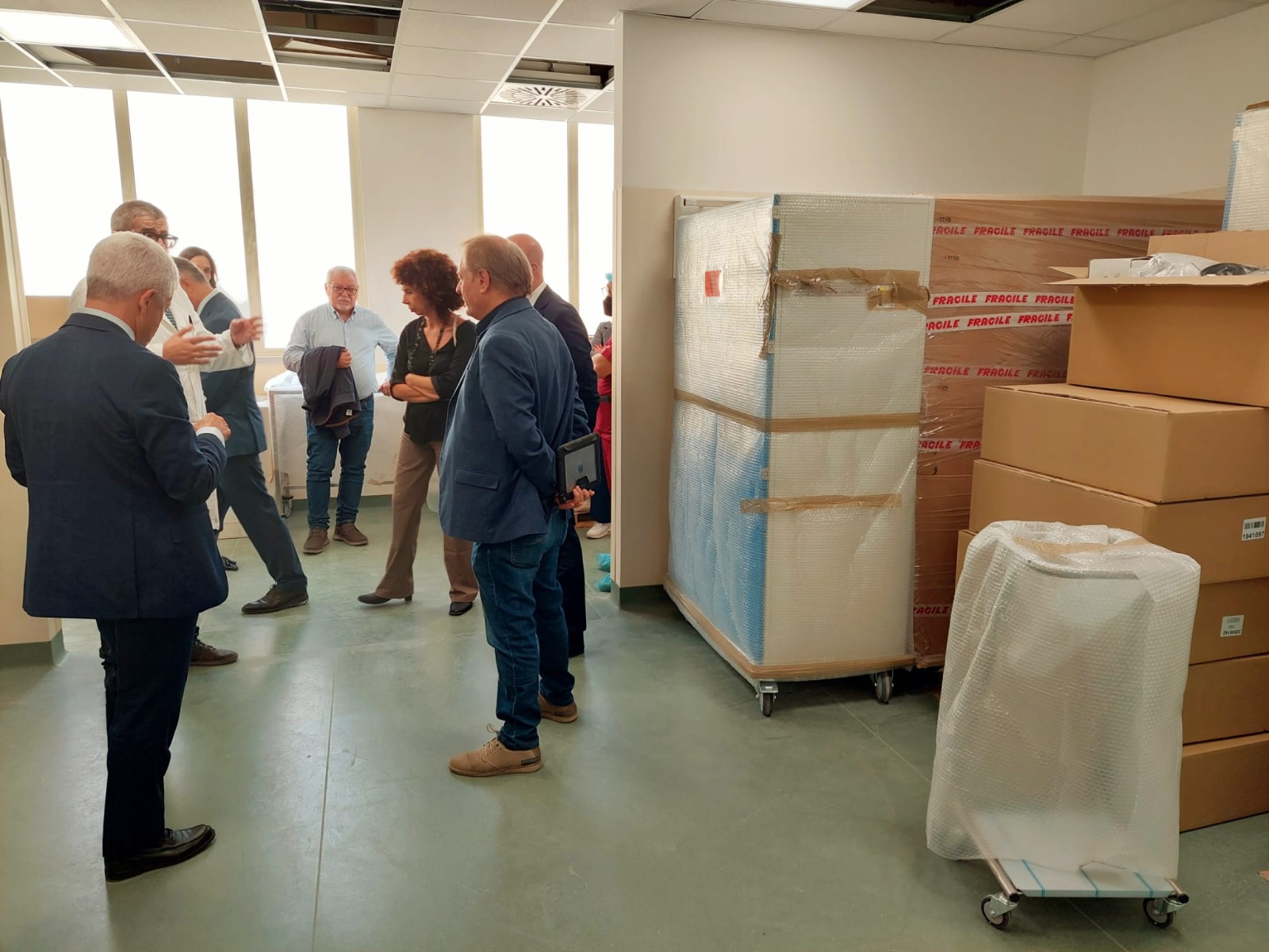 Sanità. Cracolici visita con il rettore Midiri i padiglioni del Policlinico di Palermo “in attesa di consegna”. Le foto