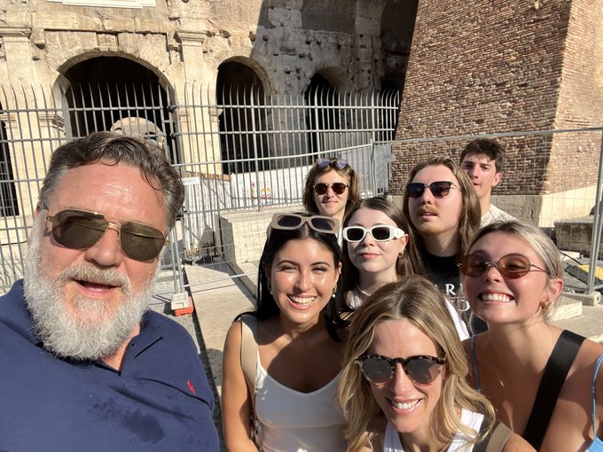 Russell Crowe ambasciatore di Roma nel mondo ma il “Gladiatore” tifa…Lazio
