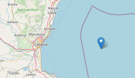 Terremoti, scossa di magnitudo 3.3 al largo della costa di Acireale