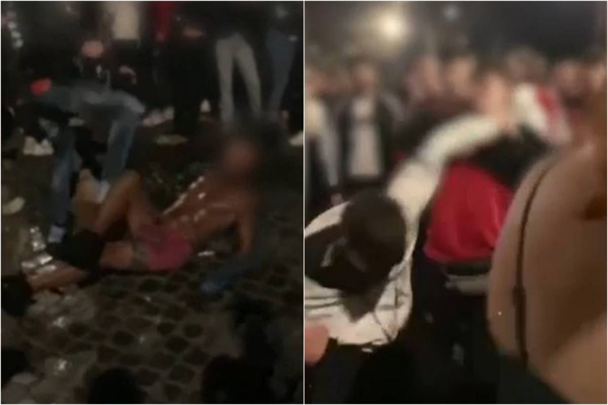 Calci in faccia a un senzatetto a Trastevere: il video choc