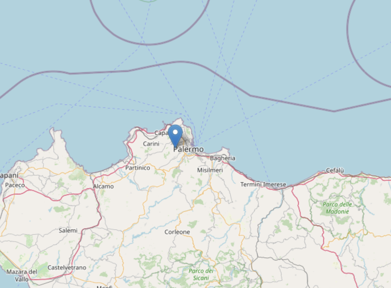 Terremoto a Palermo, scossa avvertita dalla popolazione