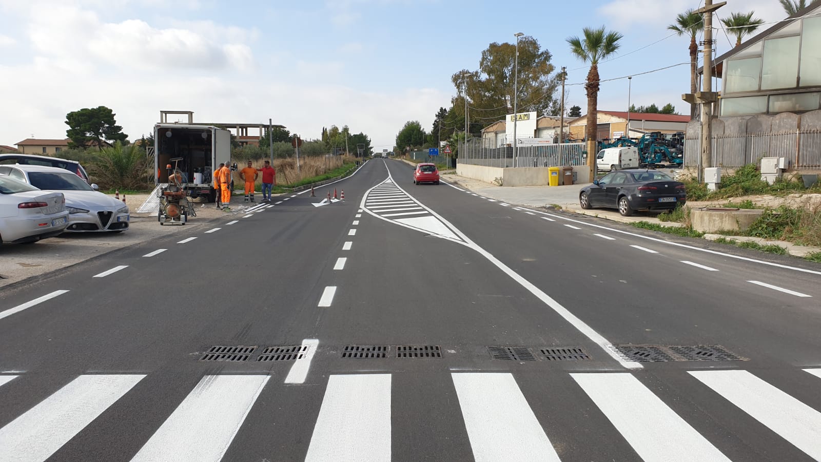 Agrigento, la strada per il S. Giovanni di Dio di nuovo in sicurezza