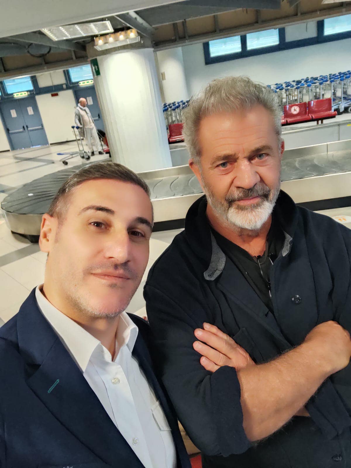 L’attore premio oscar e regista Mel Gibson è in Sicilia: le foto a Palermo