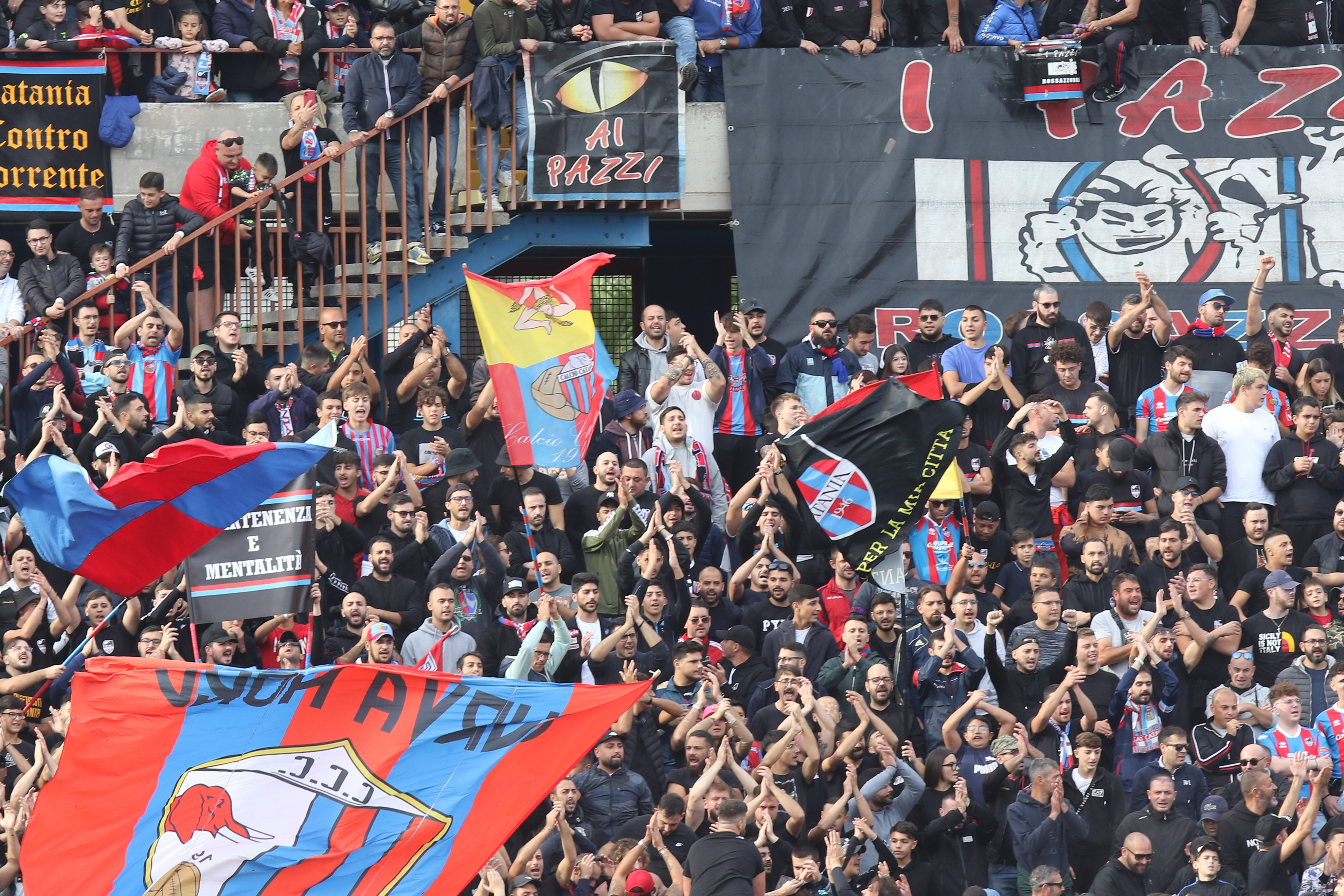 Catania-Canicattì termina 3-0: le foto più belle dallo Stadio Massimino