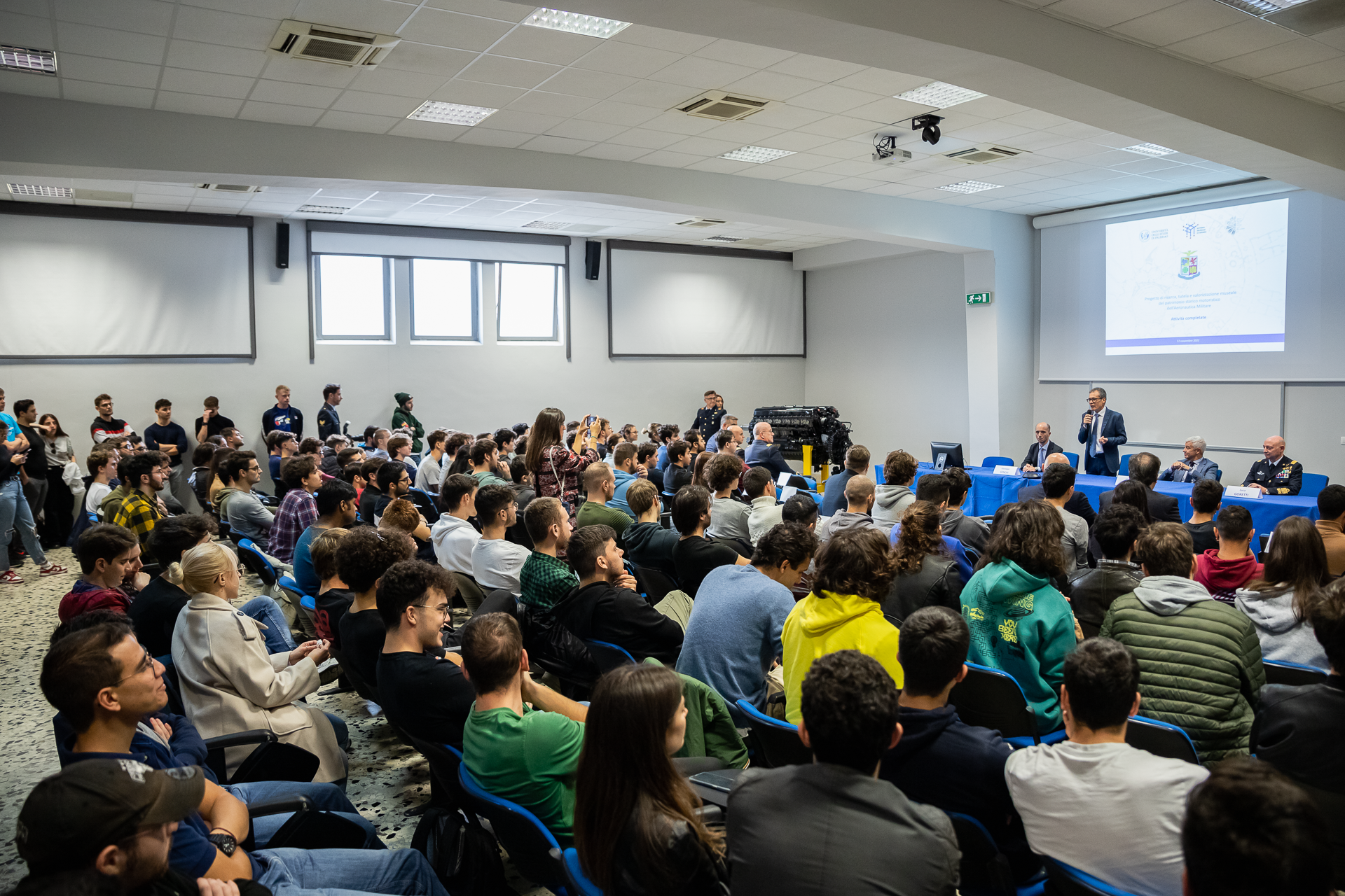 Restaurati 22 motori dell’aeronautica: esposti al Museo dell’università di Palermo