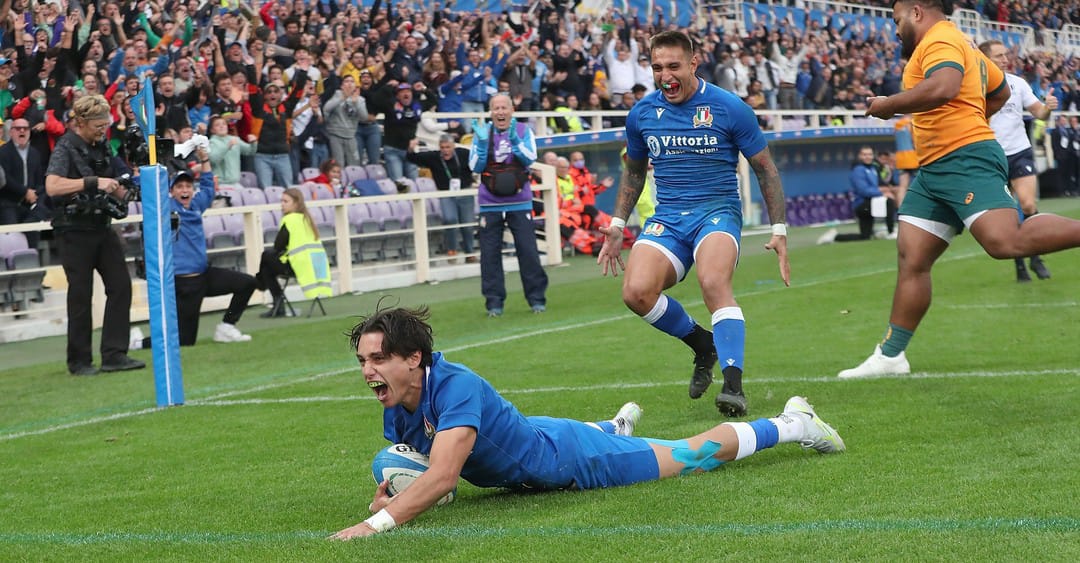 L’Italrugby scrive la storia: Australia battuta 28-27 nel test-match