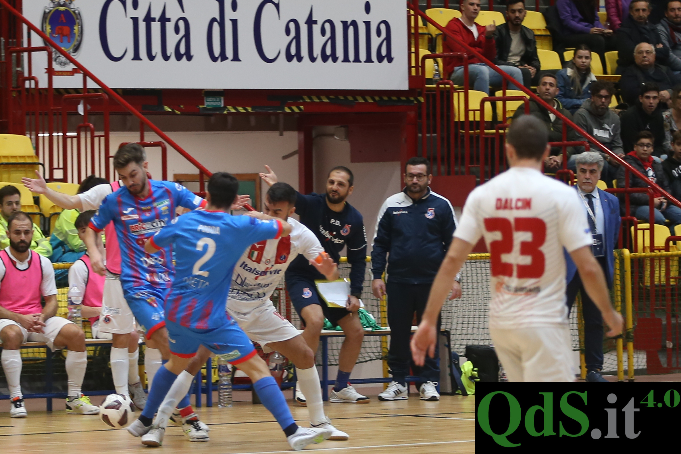 Meta Catania-Italservice finisce 3-3, tra il pubblico anche Grella, Carra e Caniglia