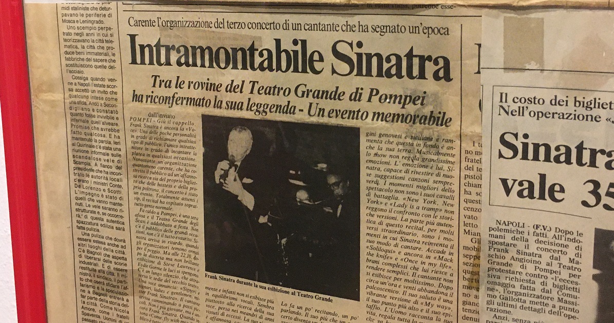 Frank Sinatra, mostra in onore di “The Voice” nella “sua” Sicilia – FOTO