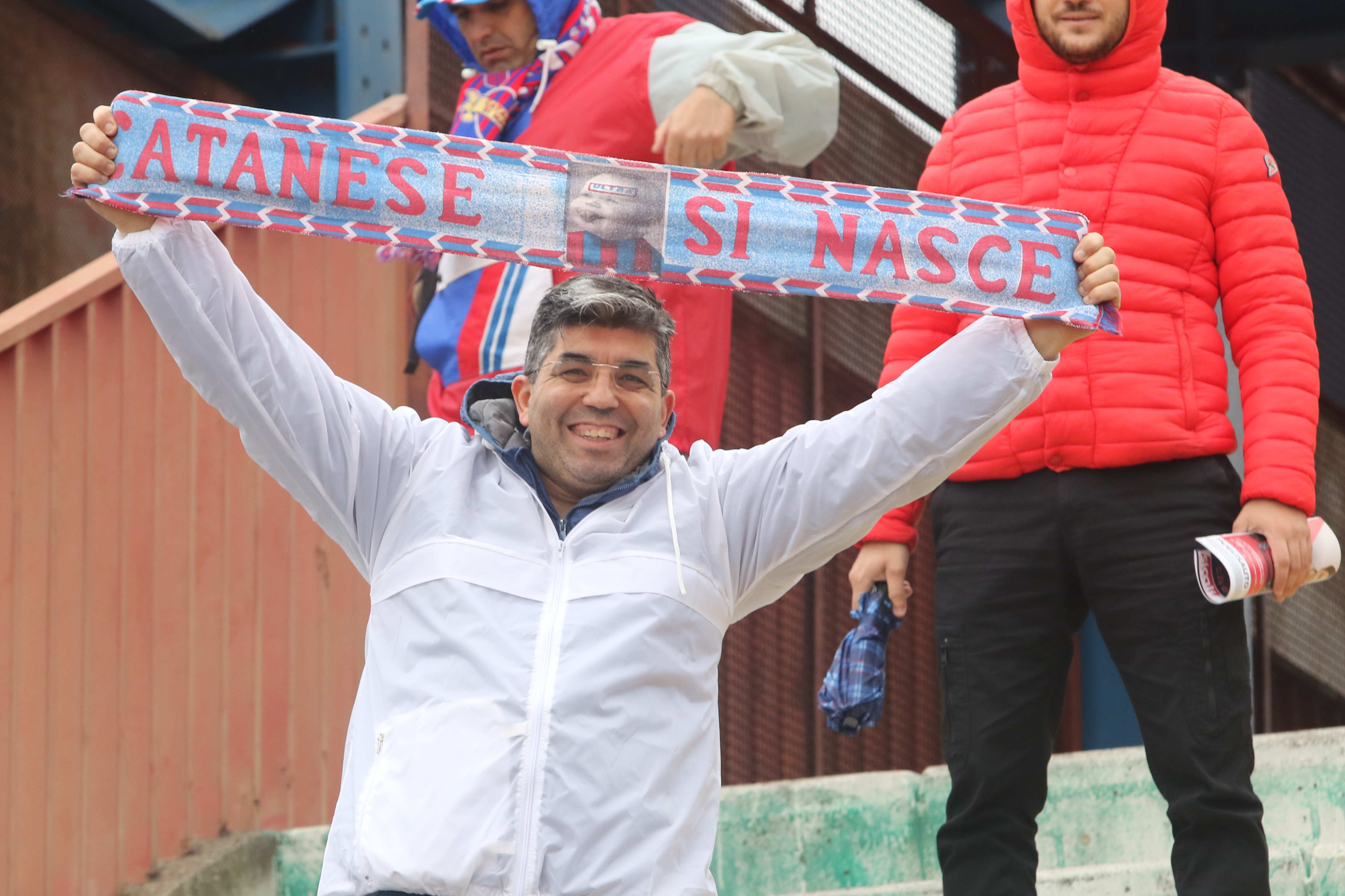 Catania-Acireale 1-0, tifosi allo stadio nonostante il maltempo: le FOTO più belle