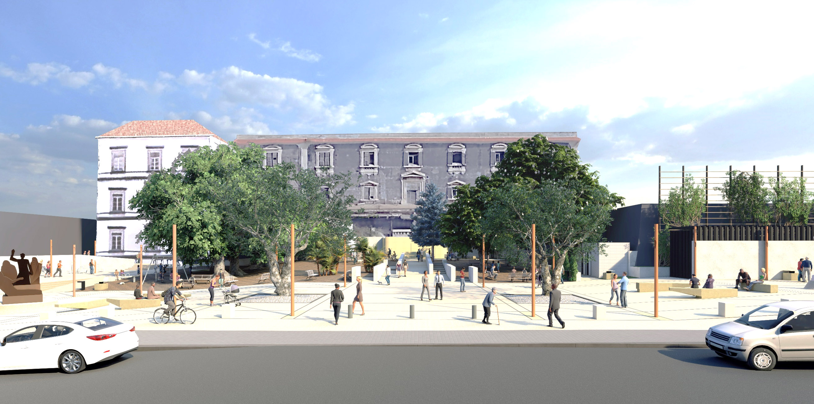 Ex Santa Marta, finanziata la nuova piazza: “Poco verde e nessuna continuità”