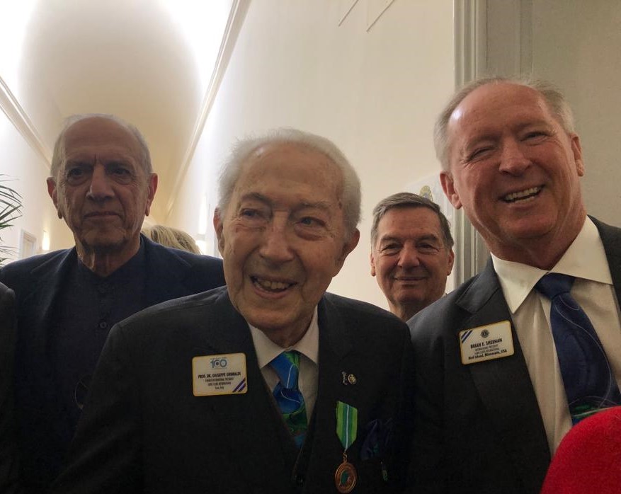 Enna, Lions Club: la visita del presidente internazionale Sheenan all’archivio Grimaldi