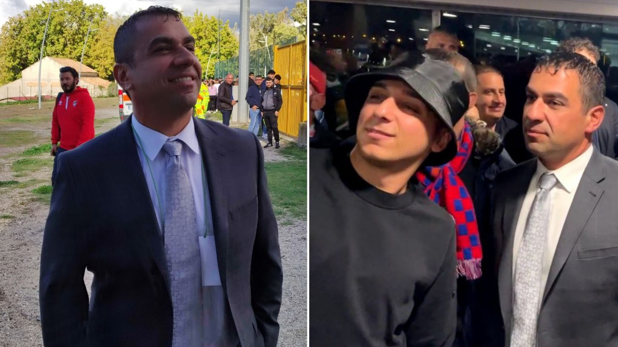 Ross Pelligra, compleanno a Catania. Sul traghetto il calore dei tifosi per il presidente