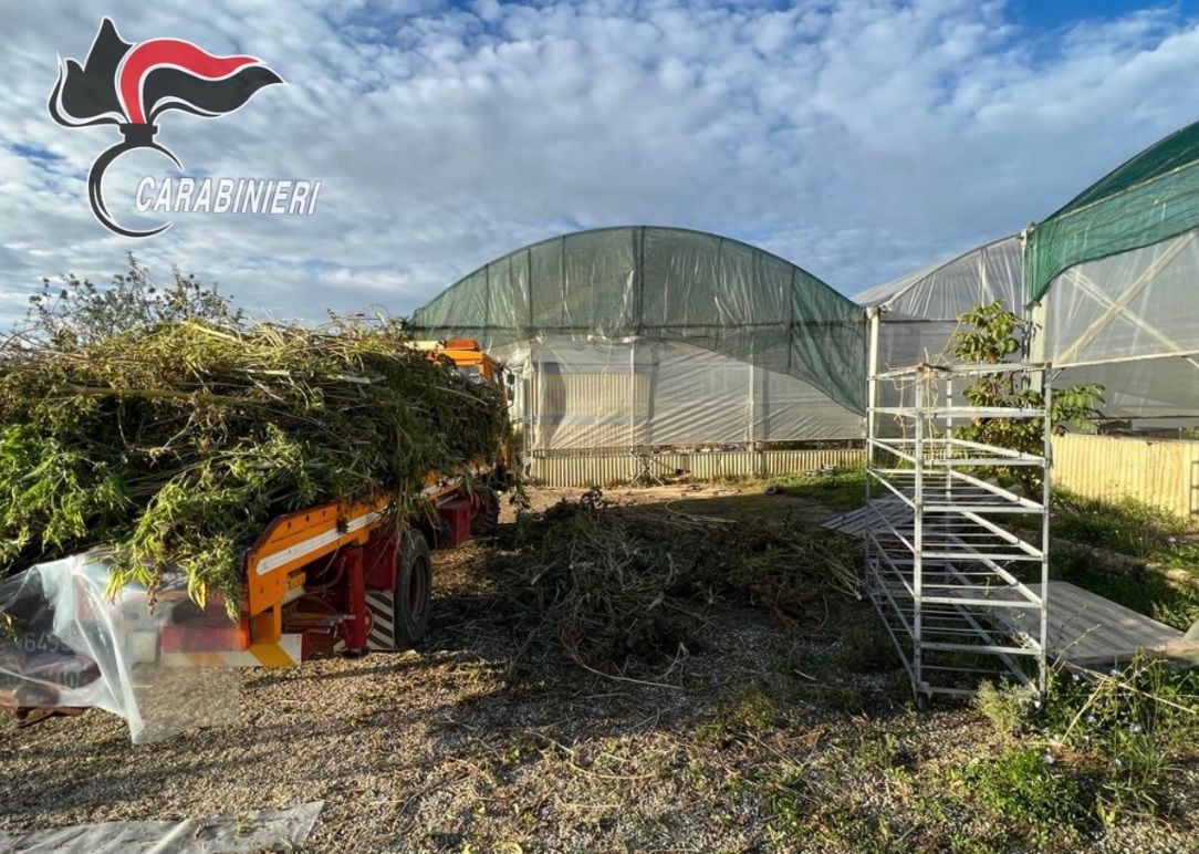 Droga e armi da fuoco in laboratorio clandestino, arrestato un uomo di Barrafranca