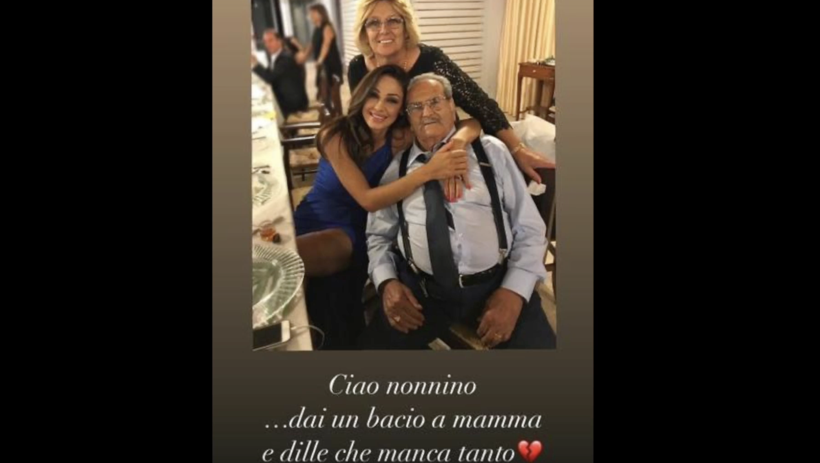 Anna Tatangelo, il lutto e quella foto su Instagram che spezza il cuore