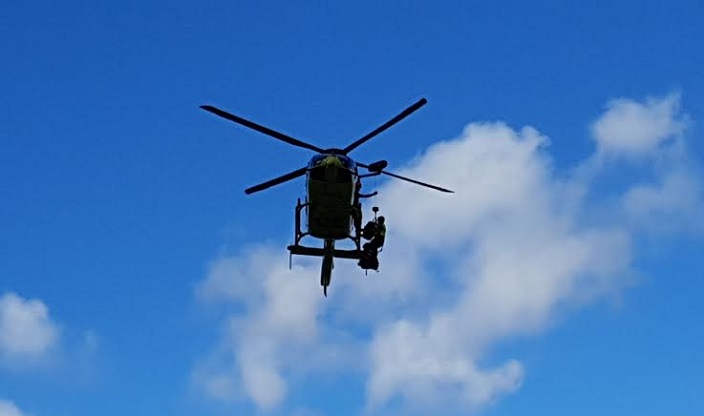 Precipita elicottero a Biella: ferito il pilota