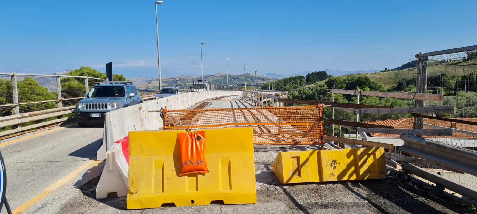 Viadotto Euno, proseguono i lavori nel cantiere