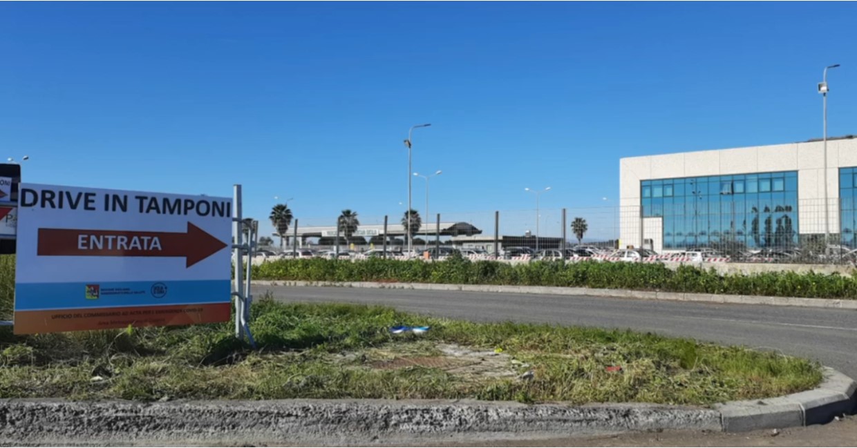Covid, a Catania tamponi drive in al Maas: cambio orari Novembre