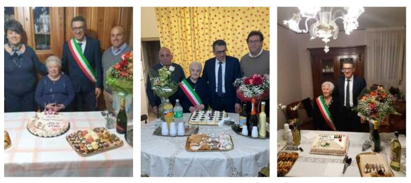 A Geraci Siculo tre centenarie festeggiate in una settimana: in comune vita sana e a contatto con la natura