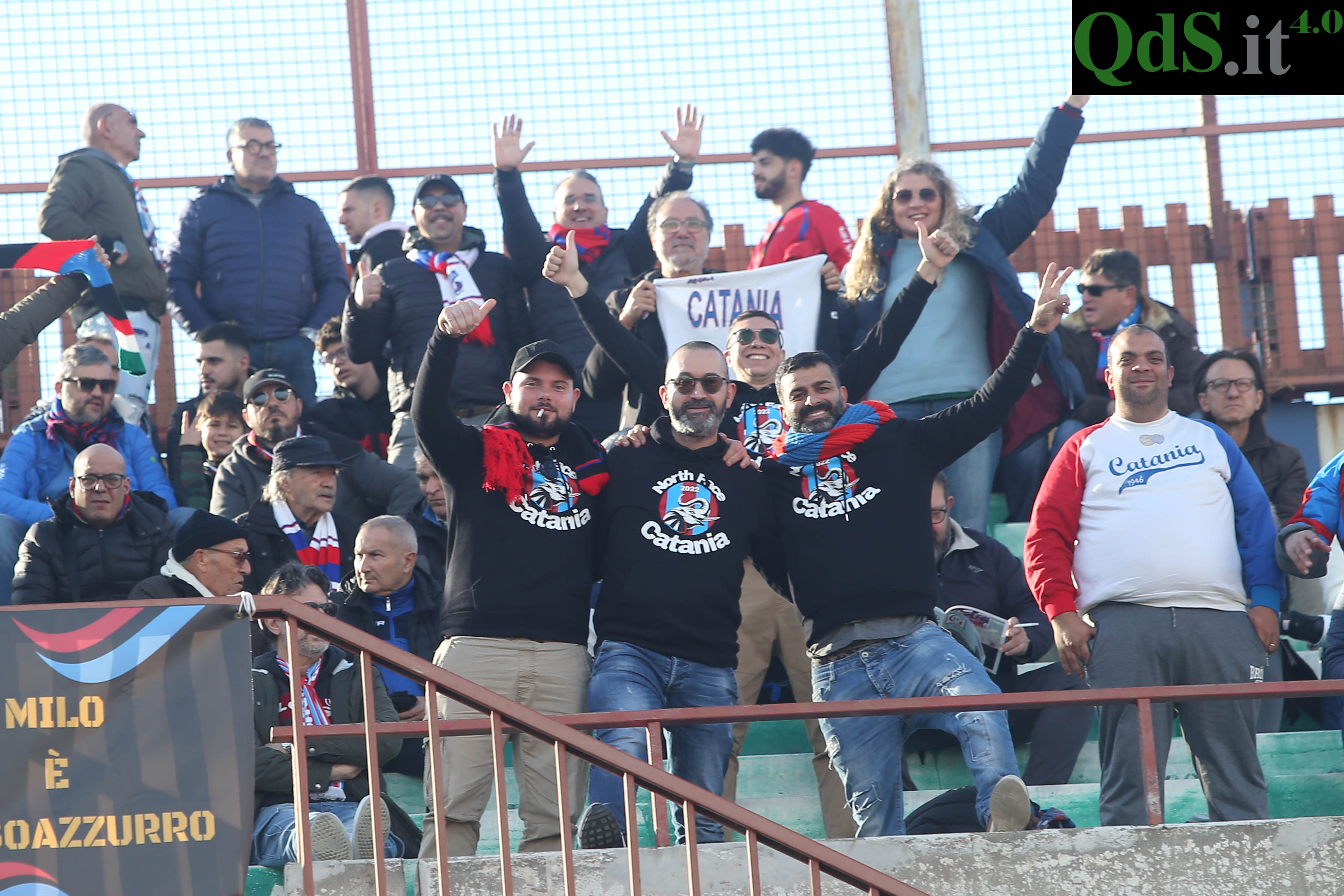 Catania-Real Aversa 1-0, partita difficile ma tifosi estasiati allo stadio Massimino – FOTO