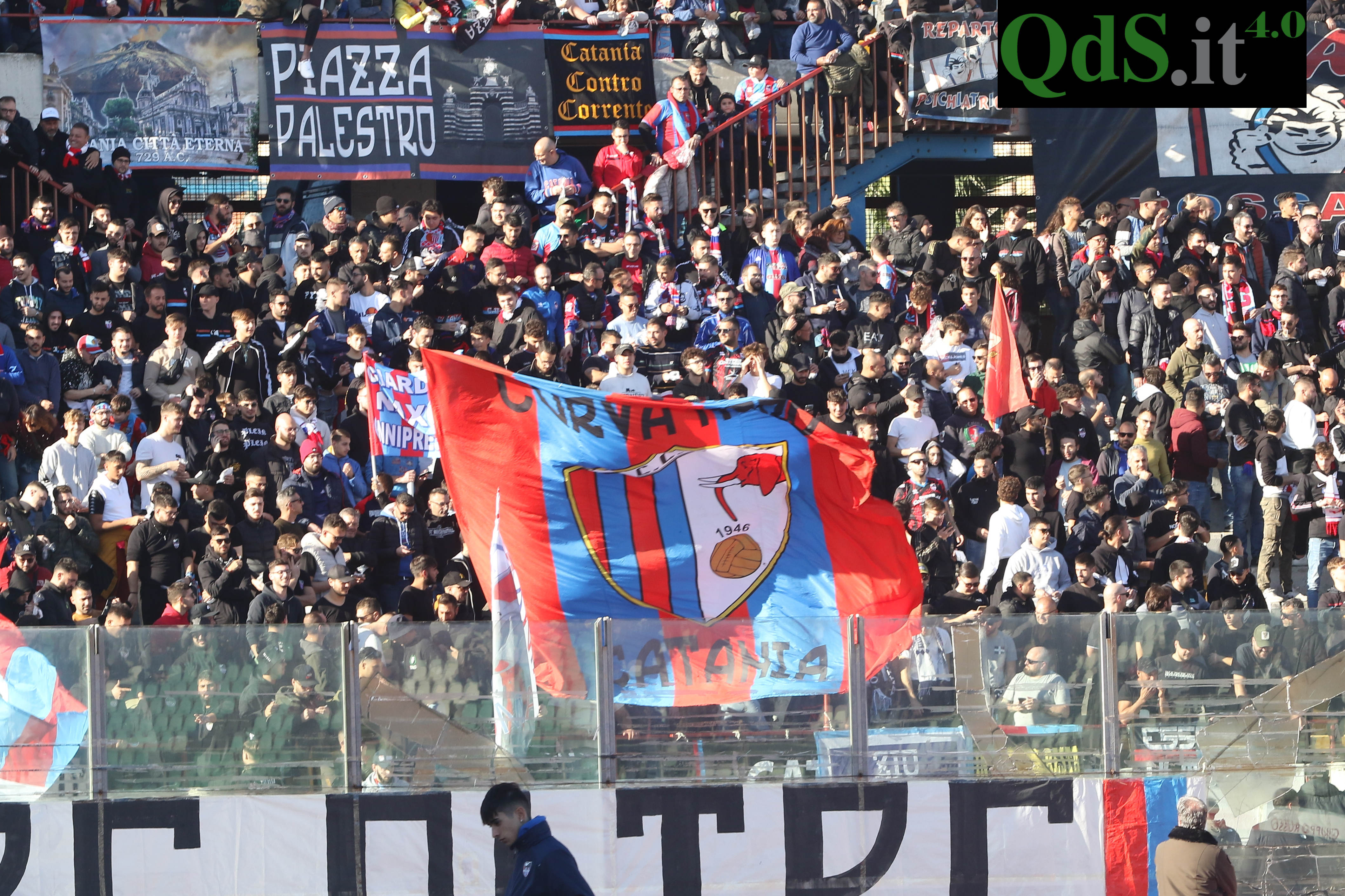 Catania-Real Aversa 1-0, partita difficile ma tifosi estasiati allo stadio Massimino – FOTO