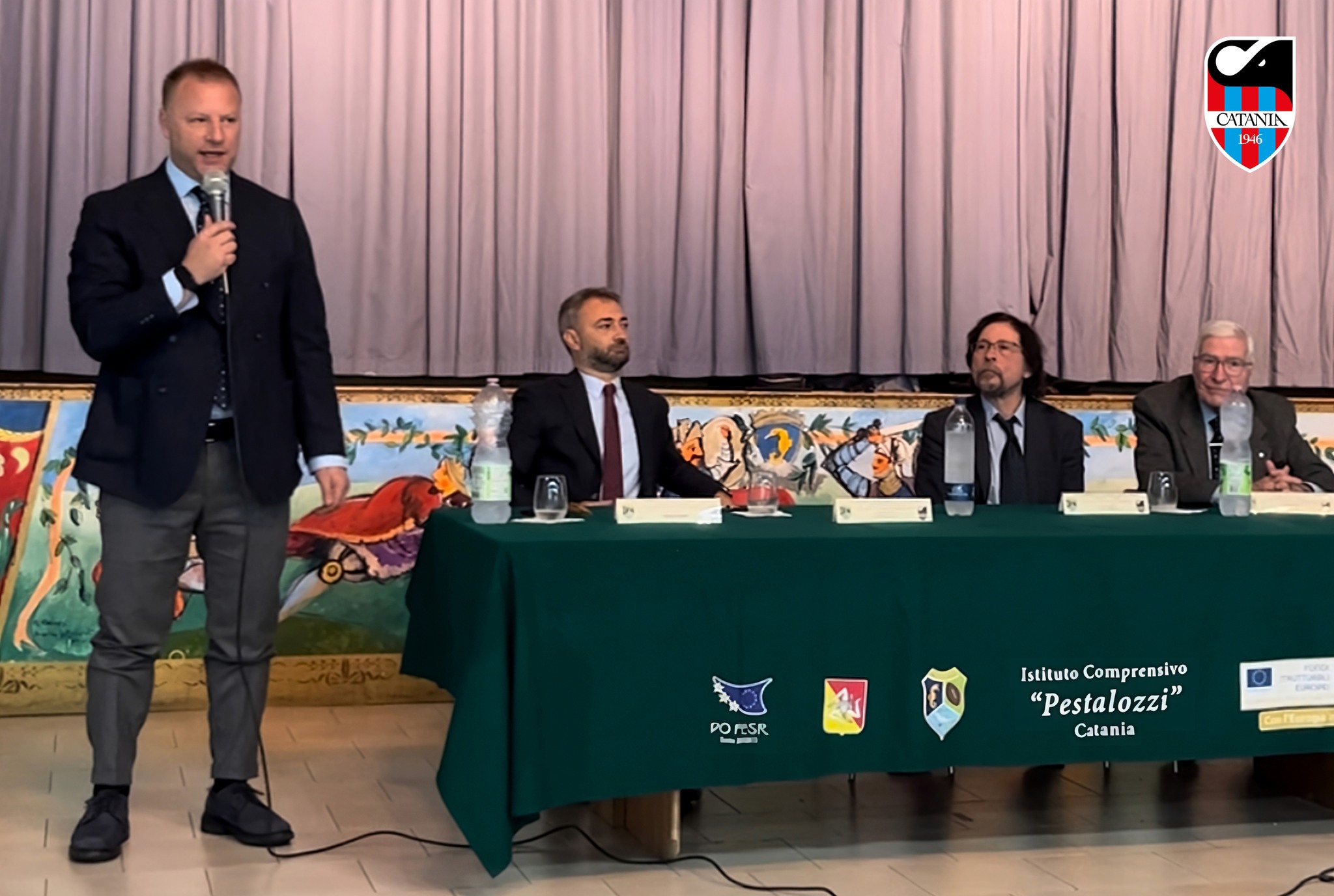 Il Catania SSD incontra gli studenti a Librino