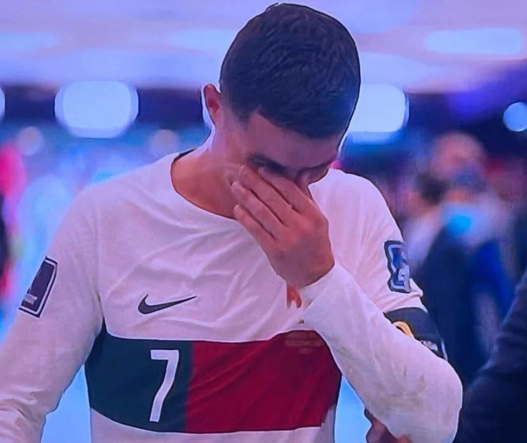 Qatar 2022, il sogno Mondiale è finito: Cristiano Ronaldo piange a fine gara Qatar 2022, il sogno Mondiale è finito: Cristiano Ronaldo piange a fine gara