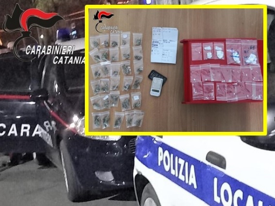 Librino e Nesima a setaccio, da chi spaccia droga a chi non rispetta il Codice della Strada