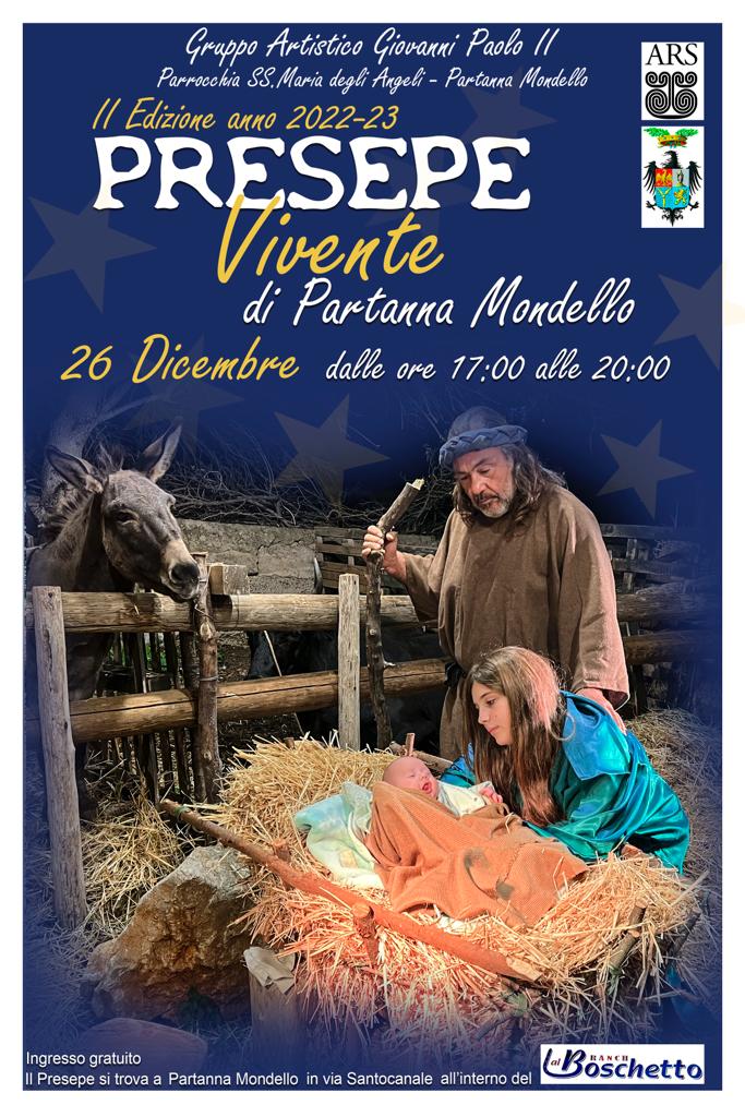 Presepe vivente tra natura e animali a Partanna Mondello