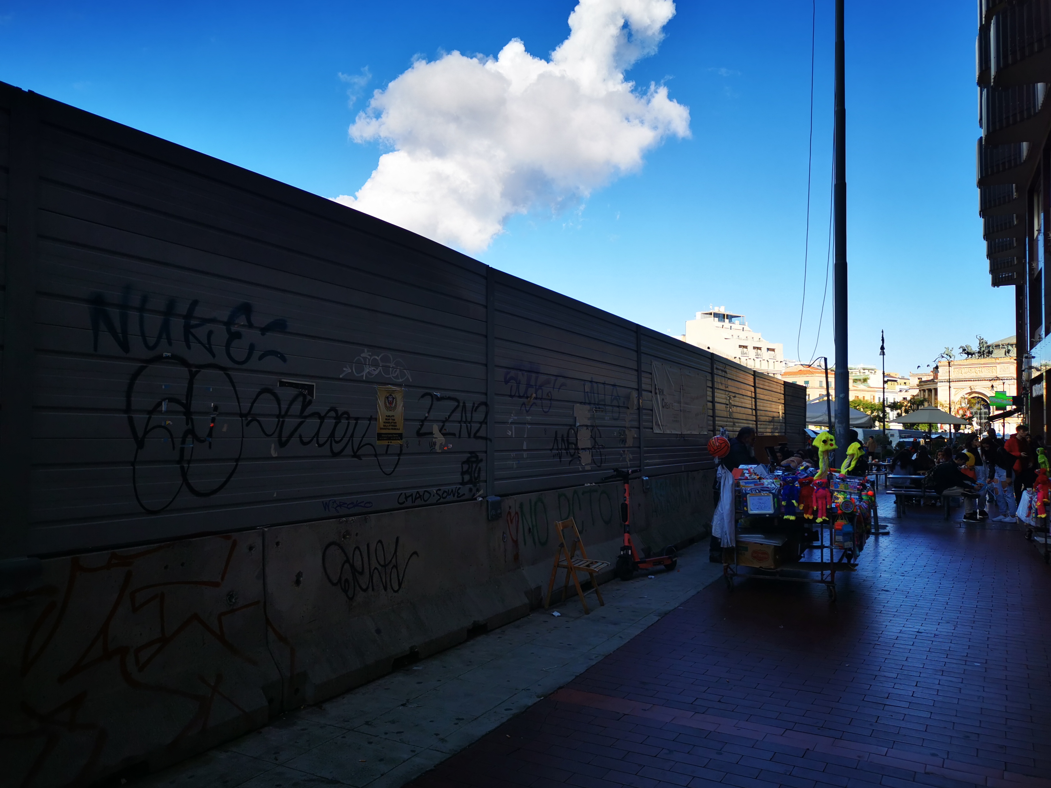 Palermo, le foto dello scavo a Piazza Politeama per l’anello ferroviario Palermo, le foto dello scavo a Piazza Politeama per l’anello ferroviario