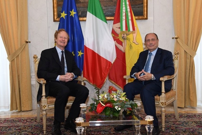 Schifani riceve l’ambasciatore d’Austria Jan Kickert: “Incontro cordiale e proficuo”