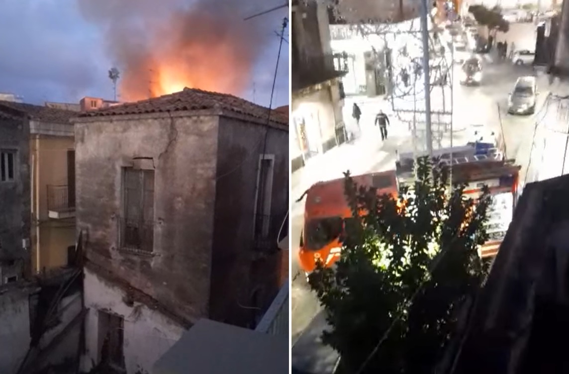 Domenica di terrore ad Aci Catena, esplosione e incendio in un’abitazione: cosa è successo