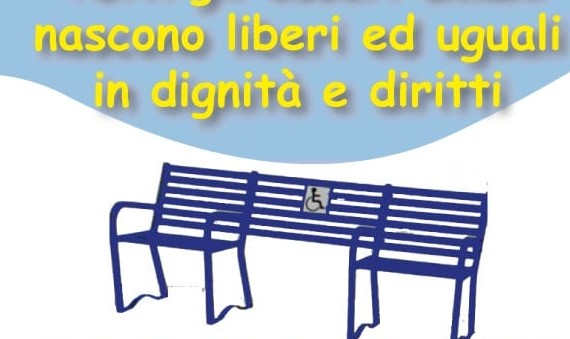 Palermo, al Parco della Salute panchina per  diritti umani