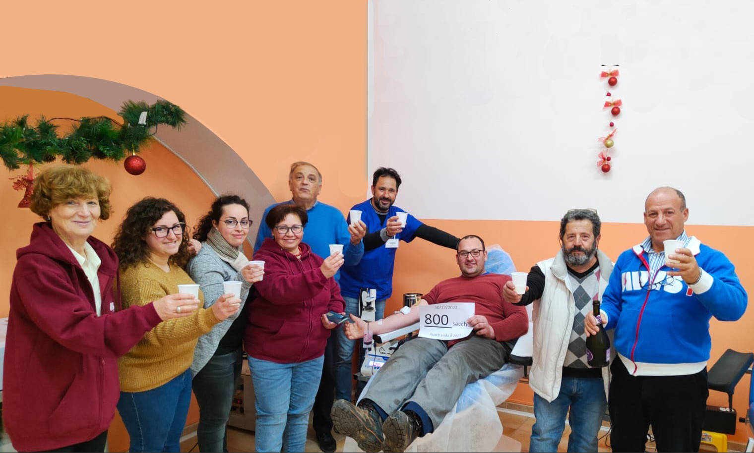 Record 2022 a Corleone dell’Avis: raccolte 800 sacche di sangue